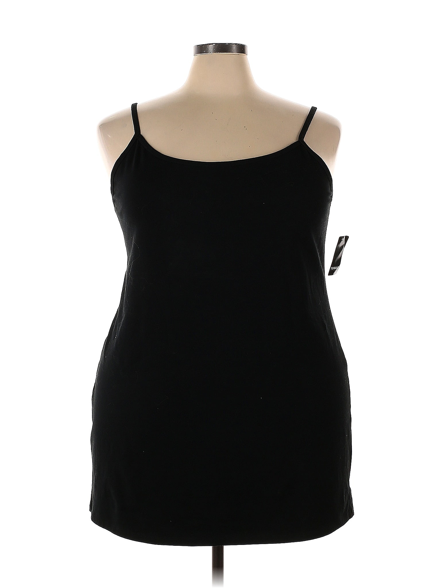 Torrid Solid Black Tank Top Size 5X Plus (5) (Plus) - 24% off | ThredUp