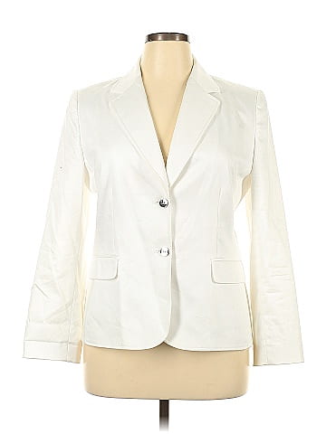 Tahari white outlet jacket