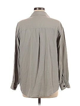 Carolina Herrera Collection II Long Sleeve Silk Top (view 2)