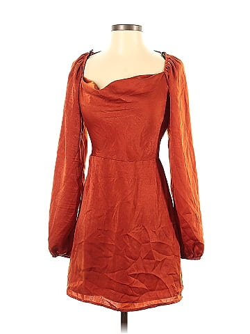 burnt orange dress forever 21