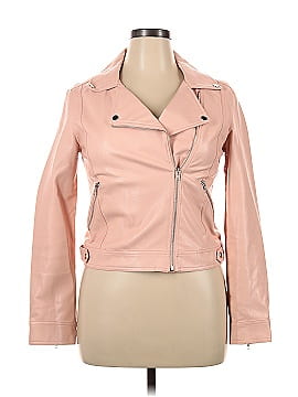 Blu:Pepe Faux Leather Jacket (view 1)