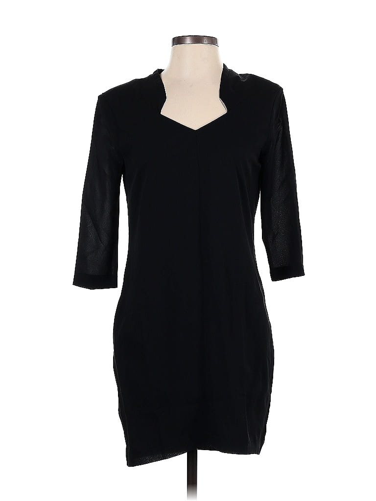 Whyred 100% Polyester Solid Black Casual Dress Size 34 (EU) - photo 1