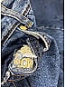 MCM 100% Cotton Jacquard Marled Tortoise Tweed Chevron-herringbone Blue Jeans Size 34 (EU) - photo 9
