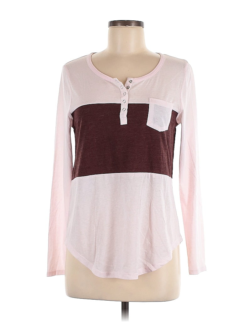 Pink Camo Henley Top and Short Set main image 1
