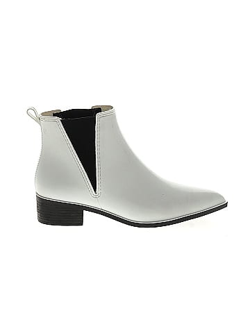 Jeffrey campbell hotsell white ankle boots