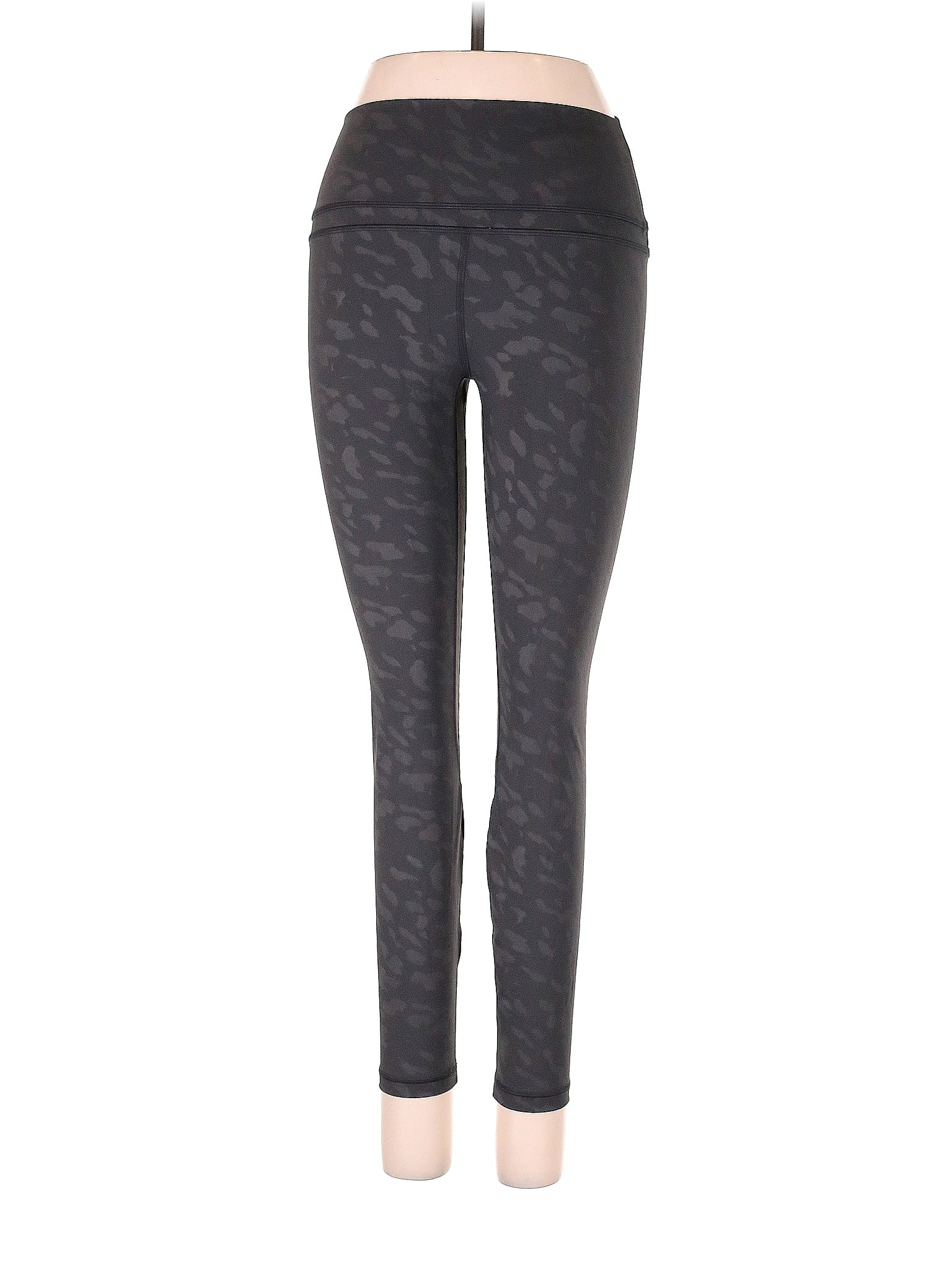 Crz Yoga Leopard Print Black Gray Leggings Size XS (Estimated) 50
