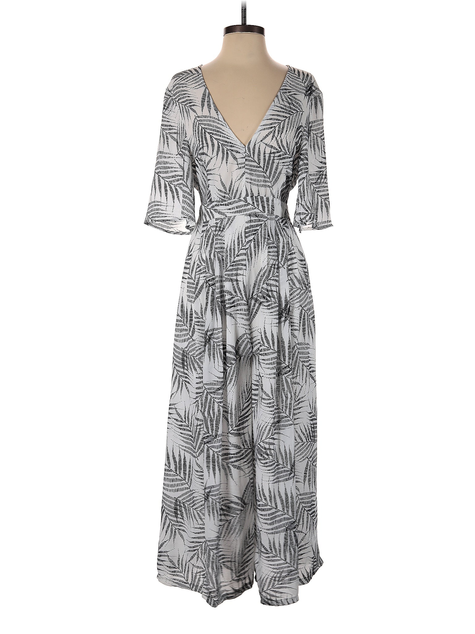 She + Sky Multi Color Silver Jumpsuit Size M 51 off ThredUp