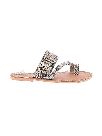 Topshop Snake Print Multi Color Tan Sandals Size 9 1 2 54 off