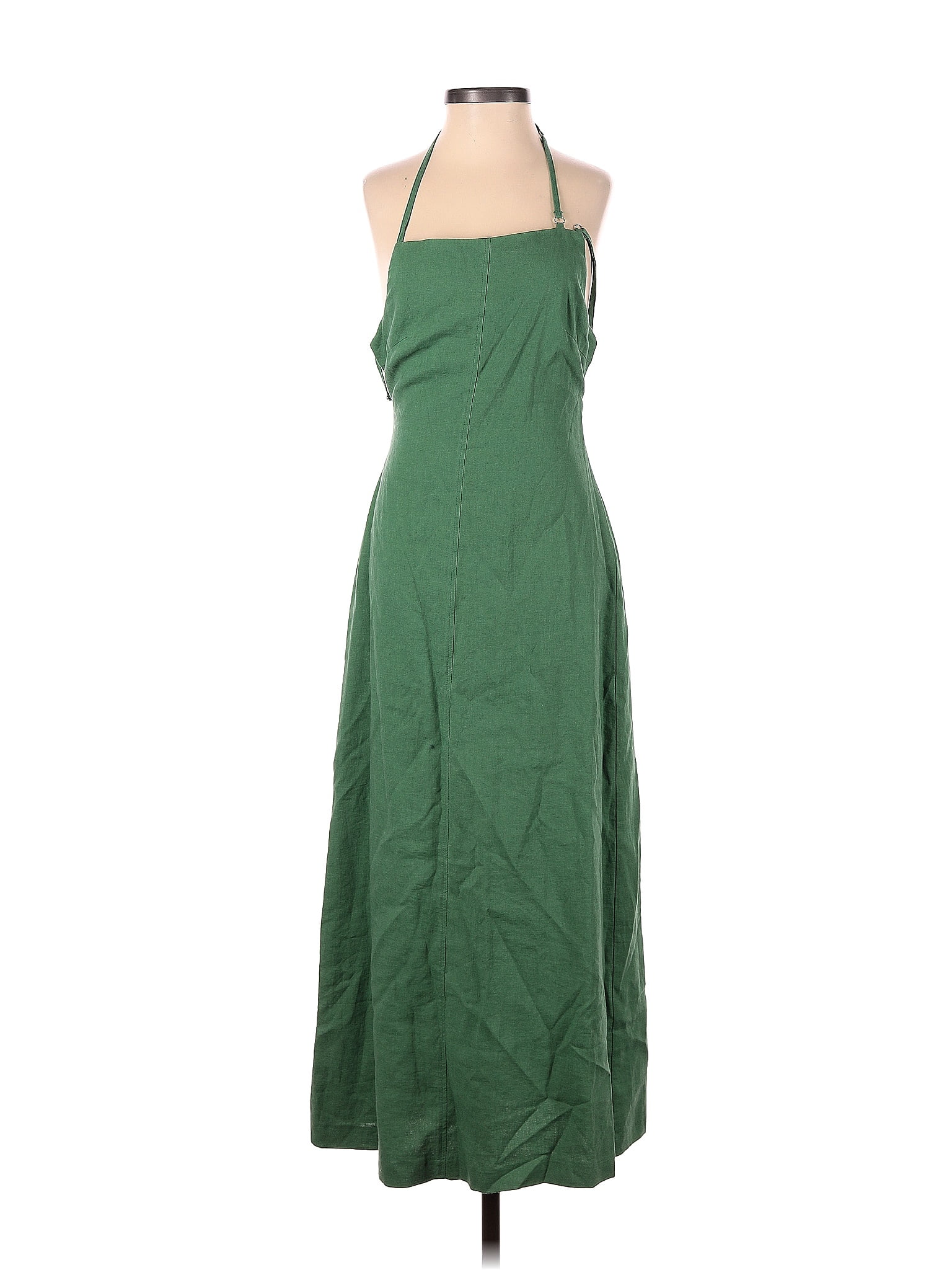 Zara Solid Green Cocktail Dress Size Xs 45 Off Thredup