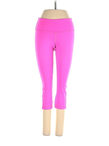 Lululemon Athletica Solid Pink Purple Leggings Size 6 - 53% off