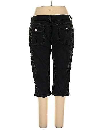 Levi's 100% Cotton Solid Black Cargo Pants Size 14 - 68% off