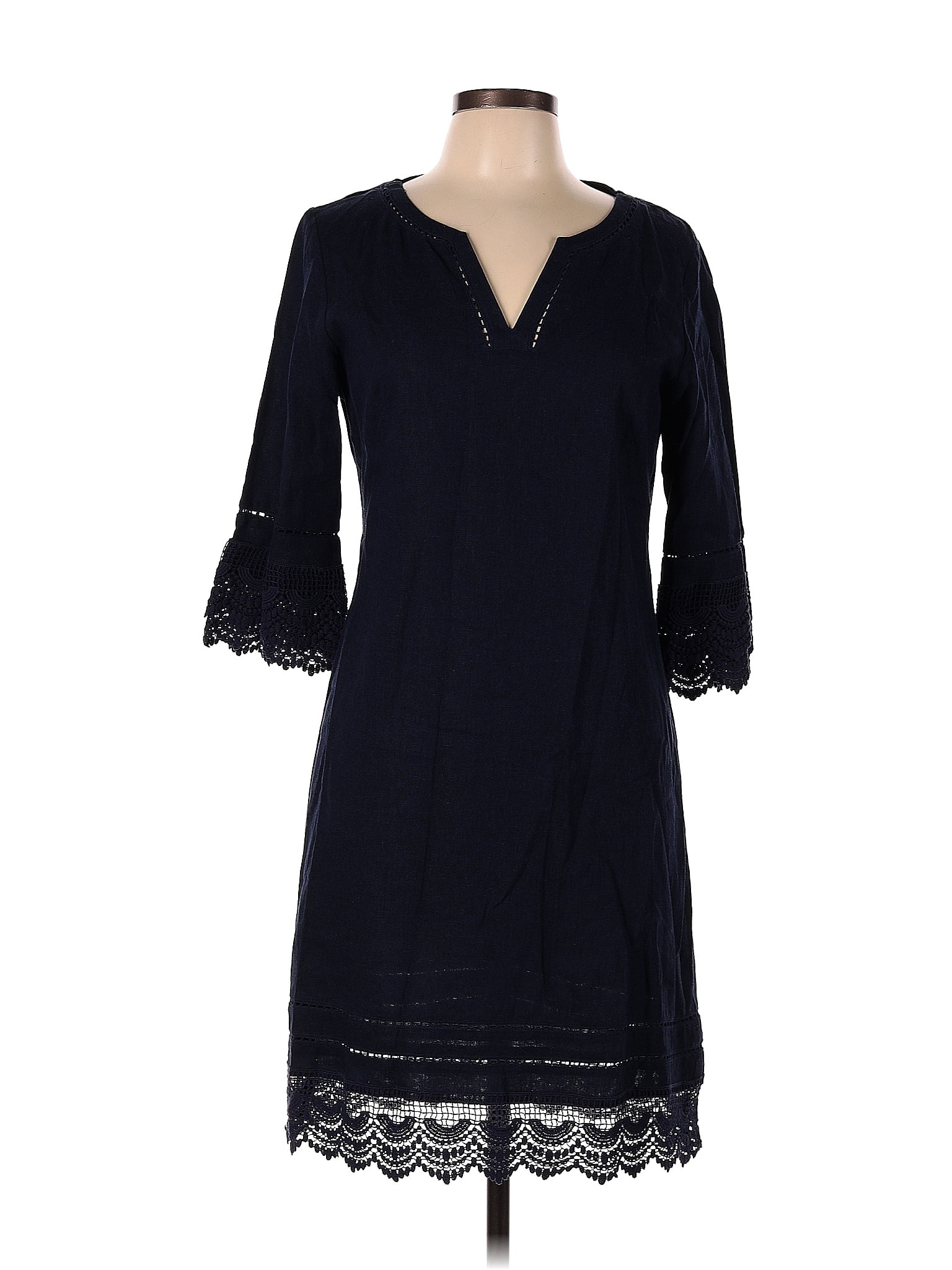 NANETTE Nanette Lepore Solid Navy Blue Cocktail Dress Size 10 - 73% off ...