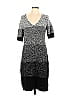 Ann Taylor Marled Tweed Gray Casual Dress Size L - photo 1