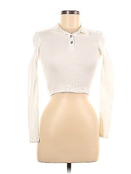 Topshop Long Sleeve Polo (view 1)