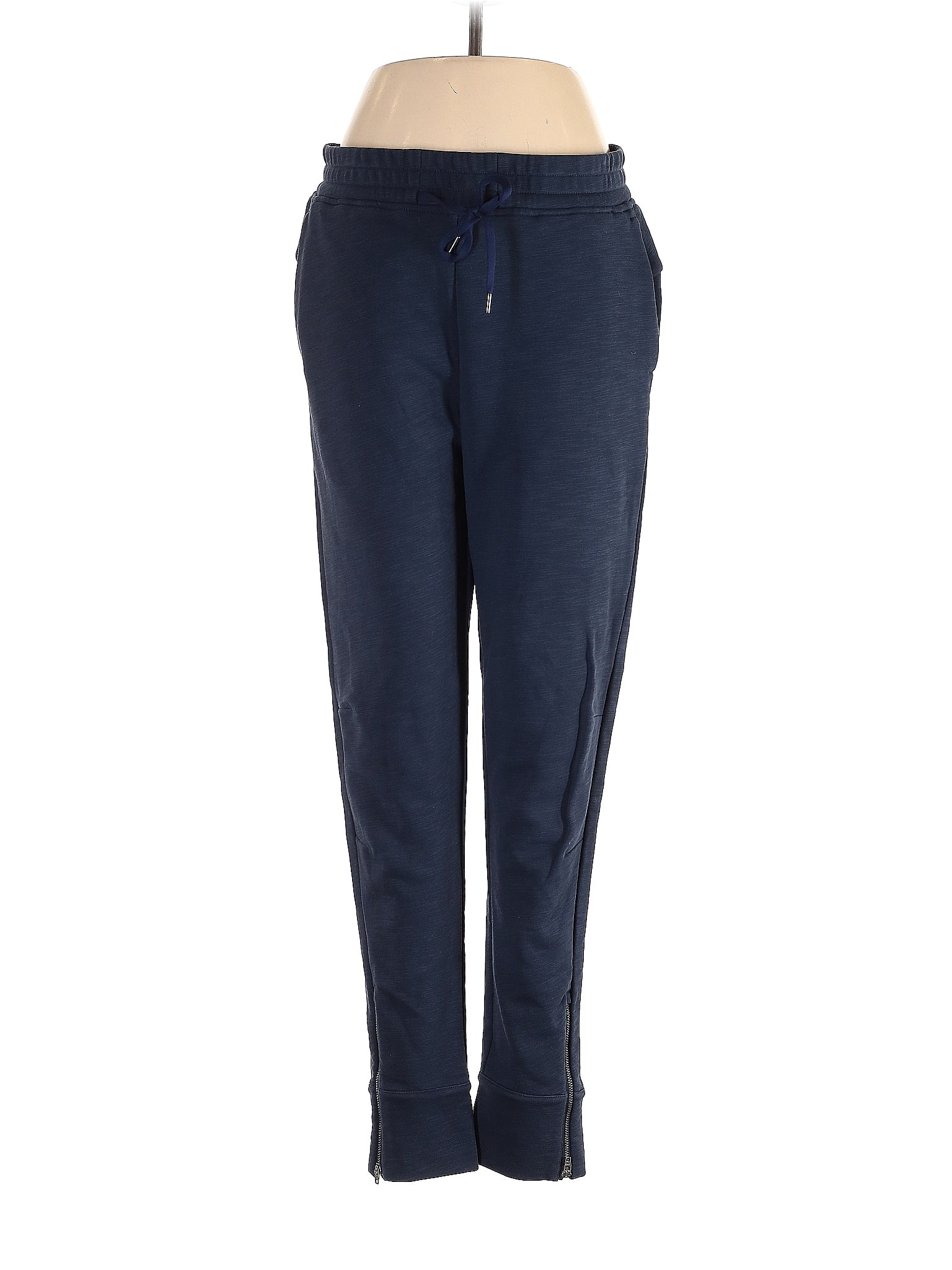 Crz Yoga Solid Navy Blue Sweatpants Size 8 60 off ThredUp