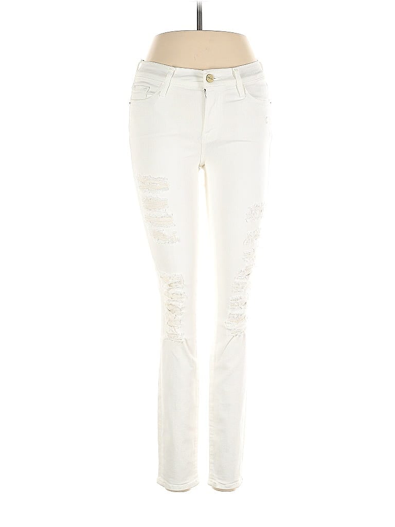 Pre-owned Frame Jeans In White