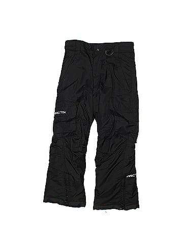 Arctix 100% Nylon Solid Black Snow Pants Size X-Small (Youth) - 39% off