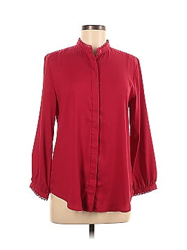 Ann Taylor Long Sleeve Button-Down Shirt (view 1)