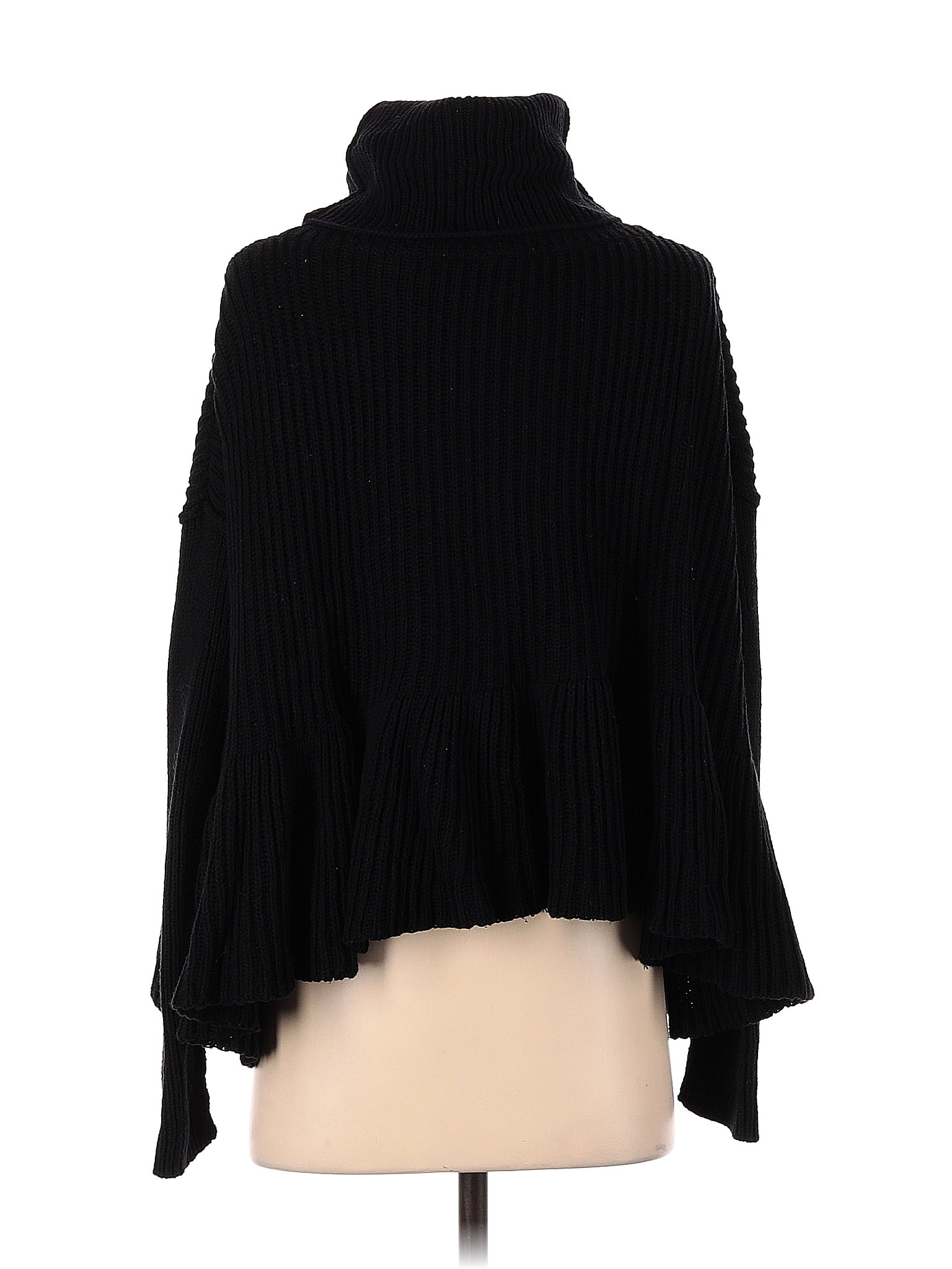 Free people hotsell black turtleneck sweater