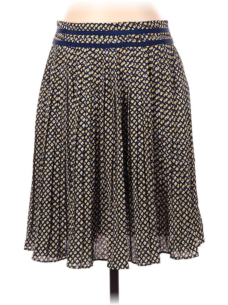 Banana Republic 100% Polyester Print Blue Formal Skirt Size 2 - photo 1