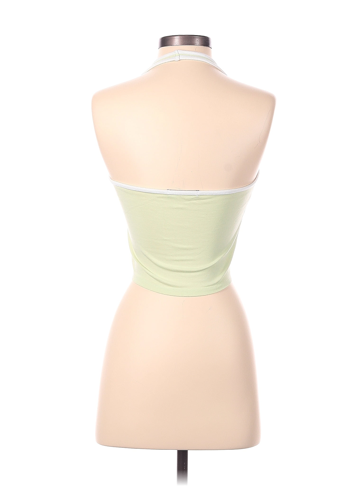 Brandy Melville Solid Green Halter Top Size XS (Estimated) - 36% off