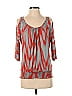Valentine Red 3/4 Sleeve Top Size S - photo 1