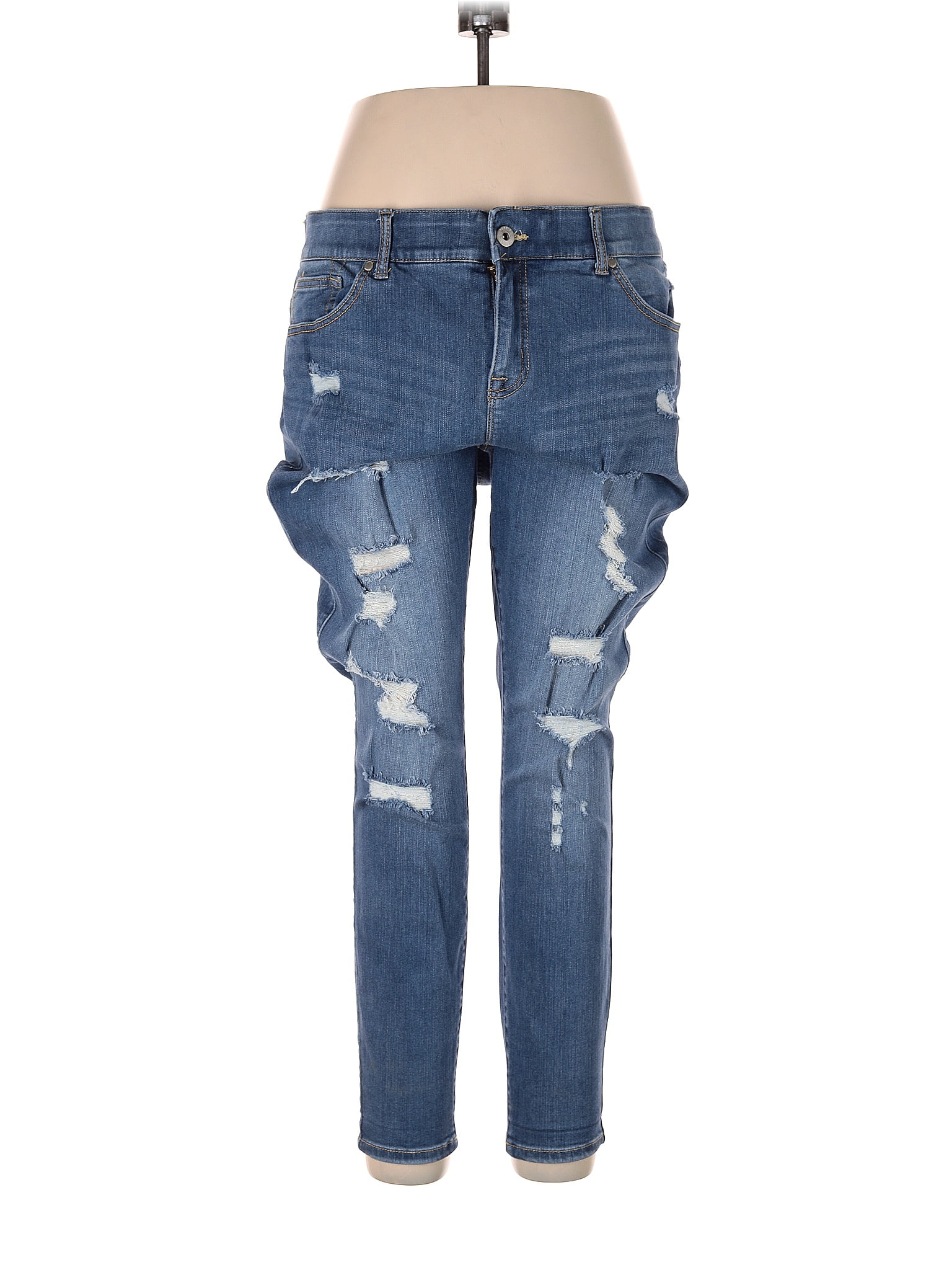 Torrid Solid Blue Jeans Size 20 (Plus) 59 off ThredUp