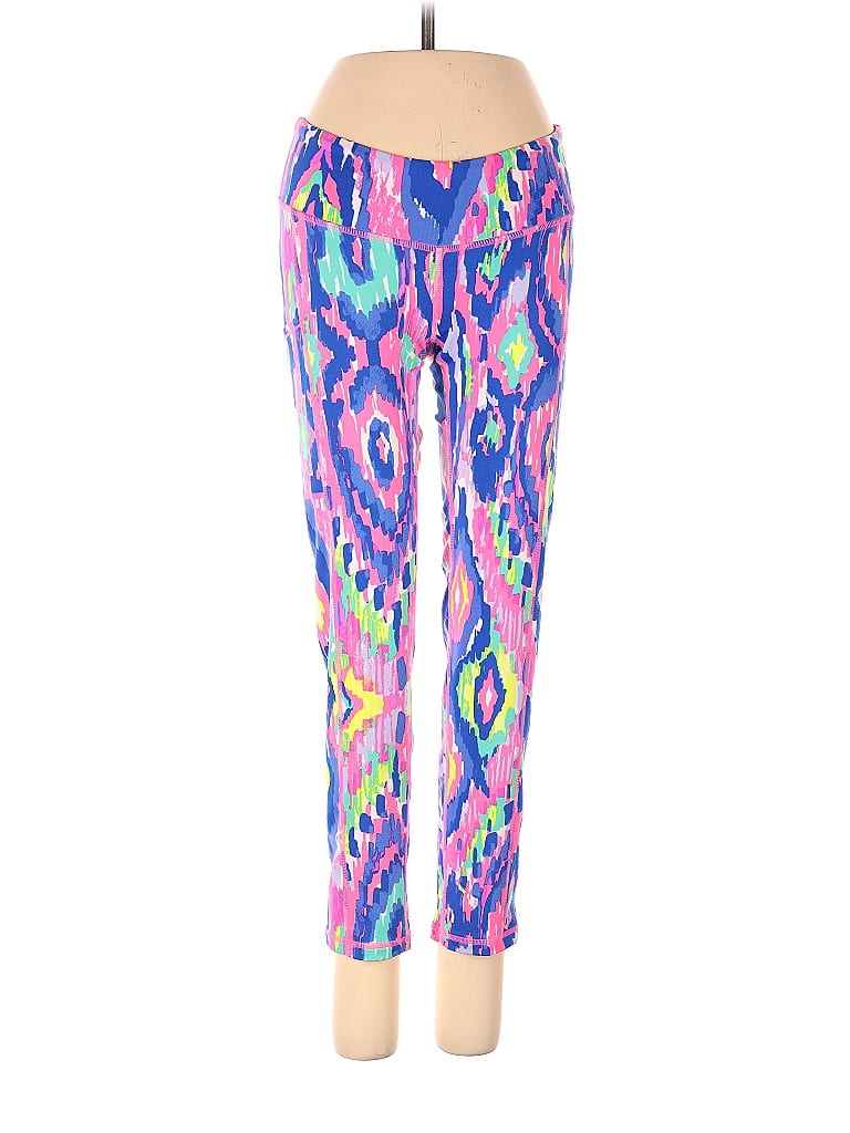 Lilly Pulitzer Luxletic Multi Color Pink Leggings Size L - 52% off