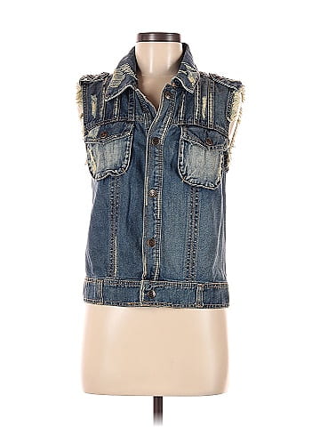 Free people hotsell denim vest