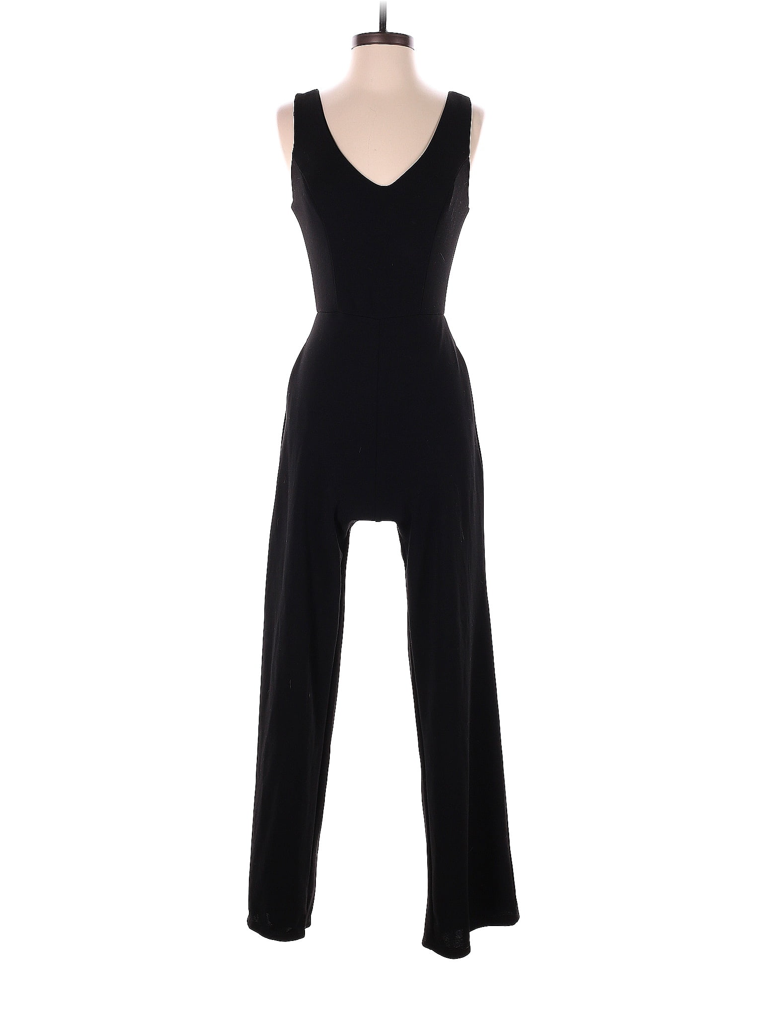 Mangano White Beige Mesh Crystal Embellished Sleeveless Jumpsuit