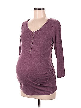 Old Navy - Maternity 3/4 Sleeve Henley (view 1)