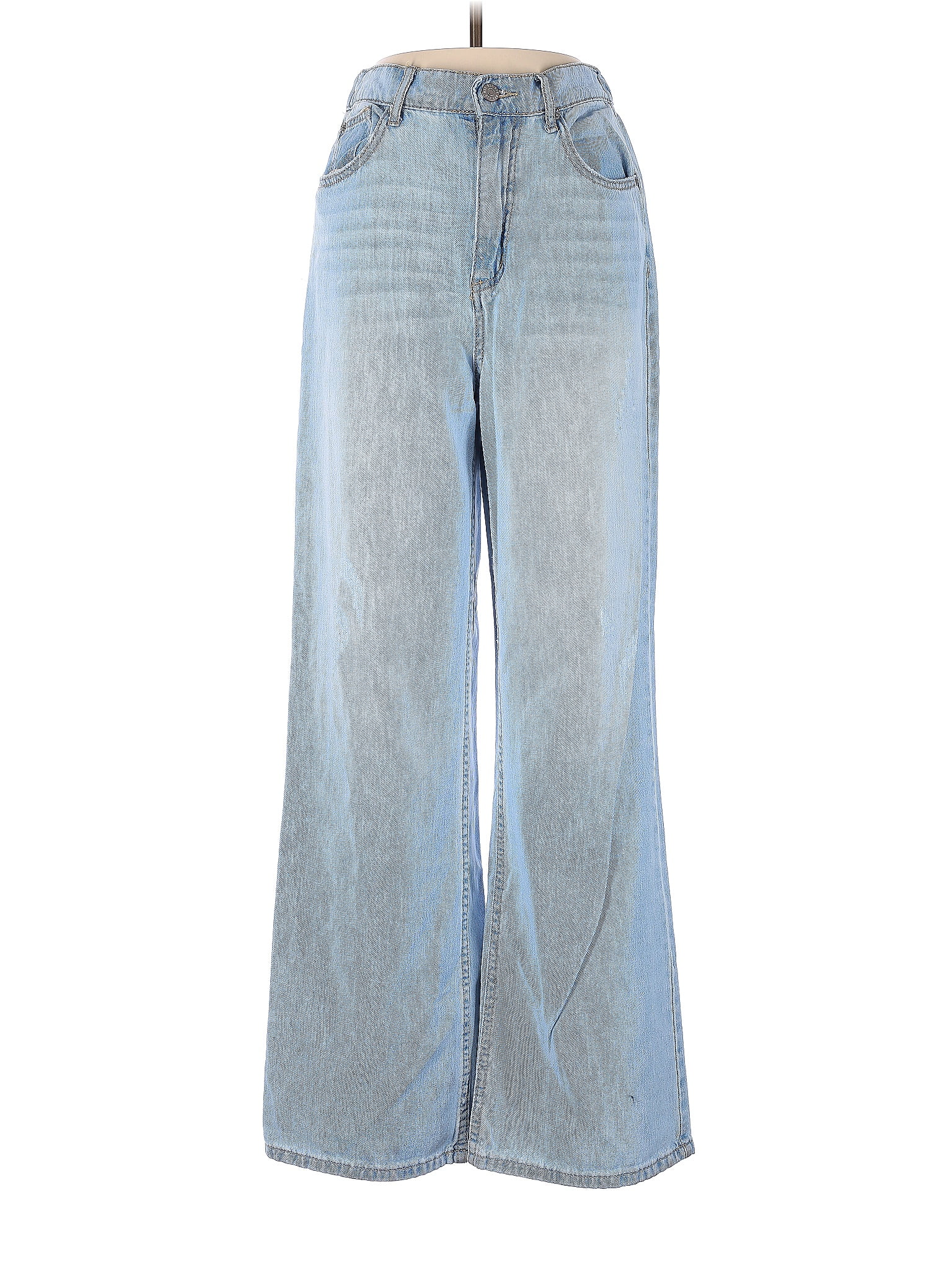 BDG 100 Cotton Solid Blue Jeans Size S 60 off ThredUp