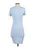 Divided by H&M Solid Blue Casual Dress Size S - photo 2