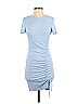 Divided by H&M Solid Blue Casual Dress Size S - photo 1