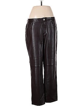 Ann Taylor Factory Faux Leather Pants (view 1)
