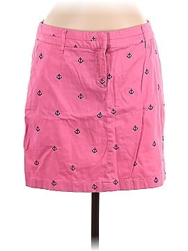 British Khaki Denim Skirt (view 1)