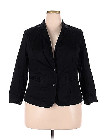 Lane bryant black clearance blazer