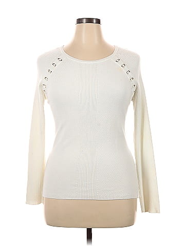 Inc hot sale white sweater