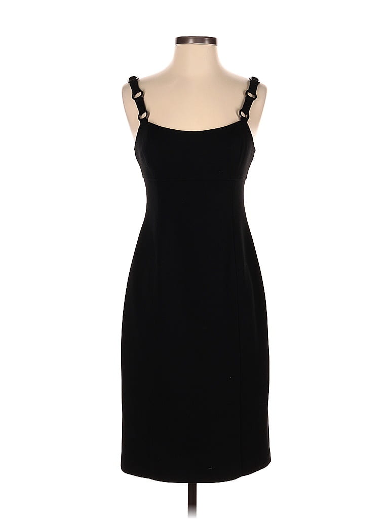 Worth New York Solid Black Cocktail Dress Size 2 - photo 1