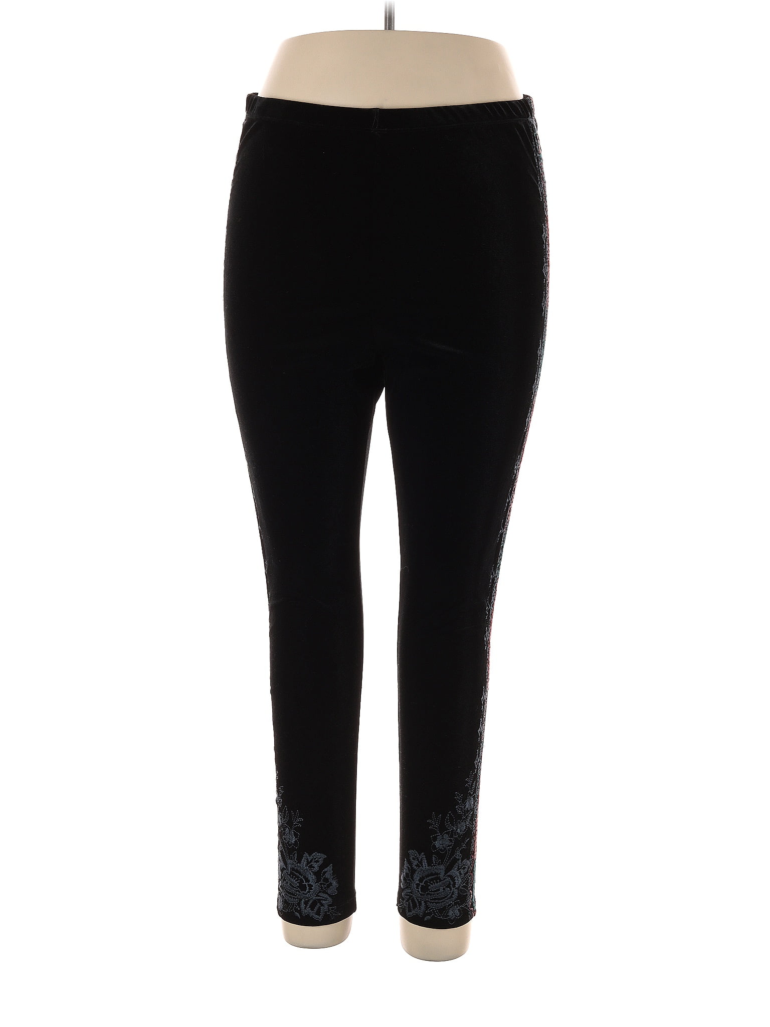 Zyia Active Black Silver Leggings Size 6 - 8 - 55% off