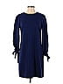 Banana Republic Factory Store 100% Polyester Solid Blue Casual Dress Size 2 - photo 1