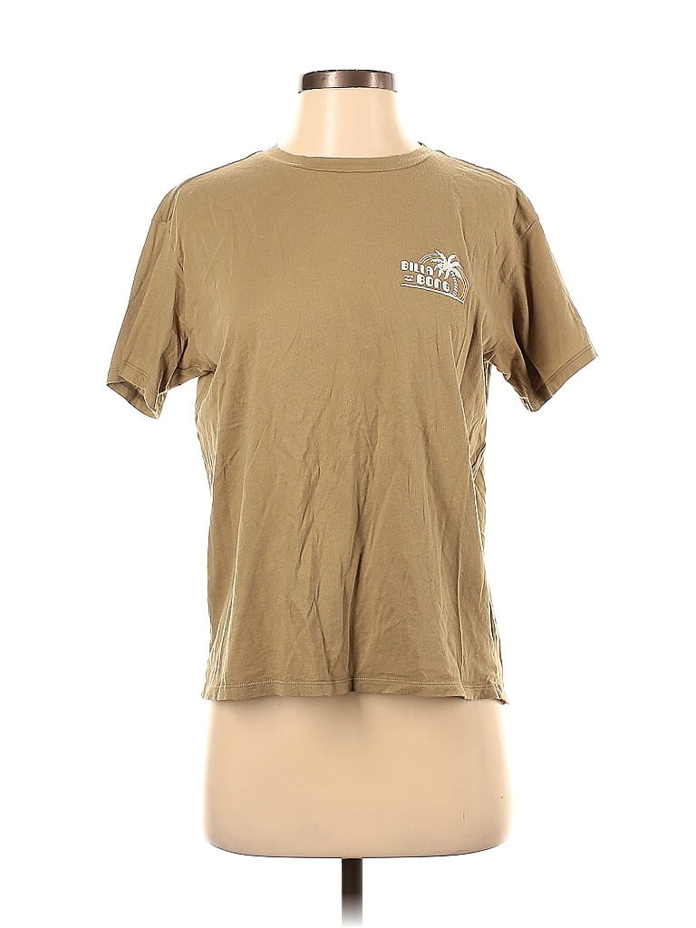 Billabong 100% Cotton Tan Short Sleeve T-Shirt Size XS - photo 1