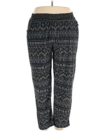 ClimateRight by Cuddl Duds Black Casual Pants Size 3X (Plus) - 60% off