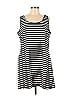 Unbranded 100% Cotton Stripes Black Casual Dress Size L - photo 1