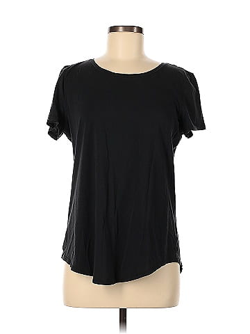Lululemon Athletica Black Active T-Shirt Size 10 - 49% off
