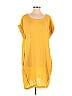 Eileen Fisher 100% Cotton Yellow Casual Dress Size S - photo 1