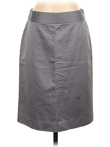 Gray j crew outlet skirt