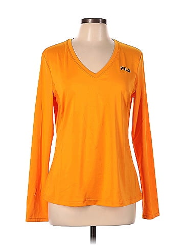 Fila orange best sale t shirt