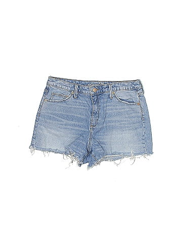 Universal Thread Solid Blue Denim Shorts Size 12 - 31 - 26% off