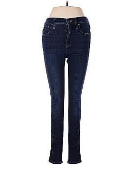 Madewell 10" High-Rise Skinny Jeans in Woodland Wash: TENCEL&trade; Denim Edition (view 1)